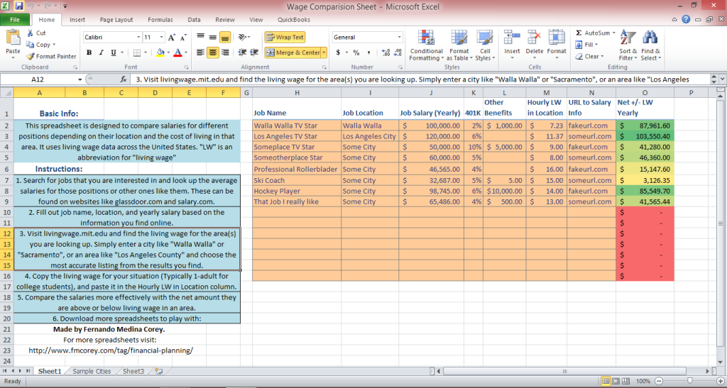 Living Wage Tool